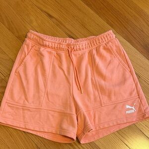 Puma Women's Peach Athletic Shorts